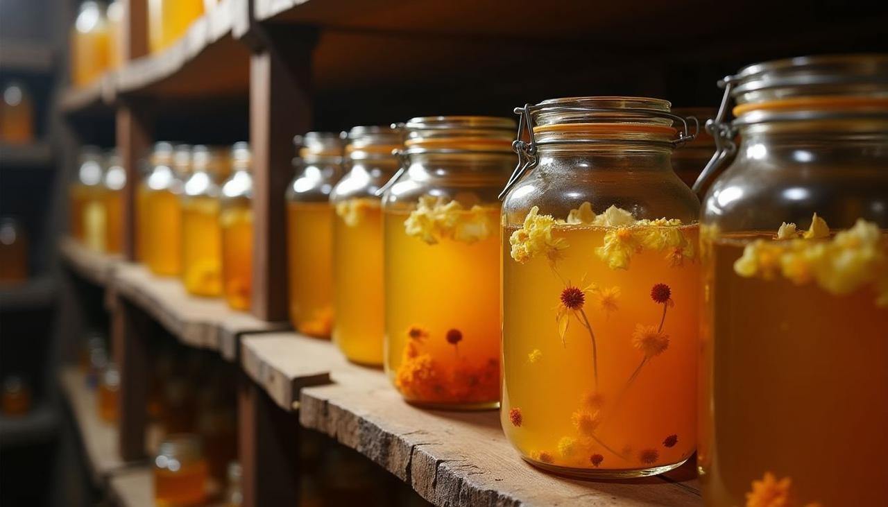 糖豆视频 - 菊花酿酒记：自酿菊花糯米酒的秘密